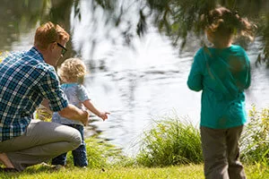 father-and-daughter-uncertainties-of-life-300-x-200-300x200 Paula Lillard Preschlack - father and daughters by the pond.